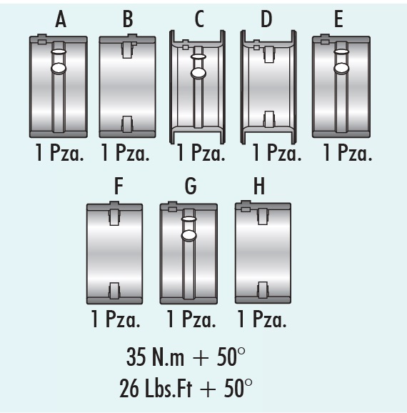COJINETES DE BANCADA MORESA